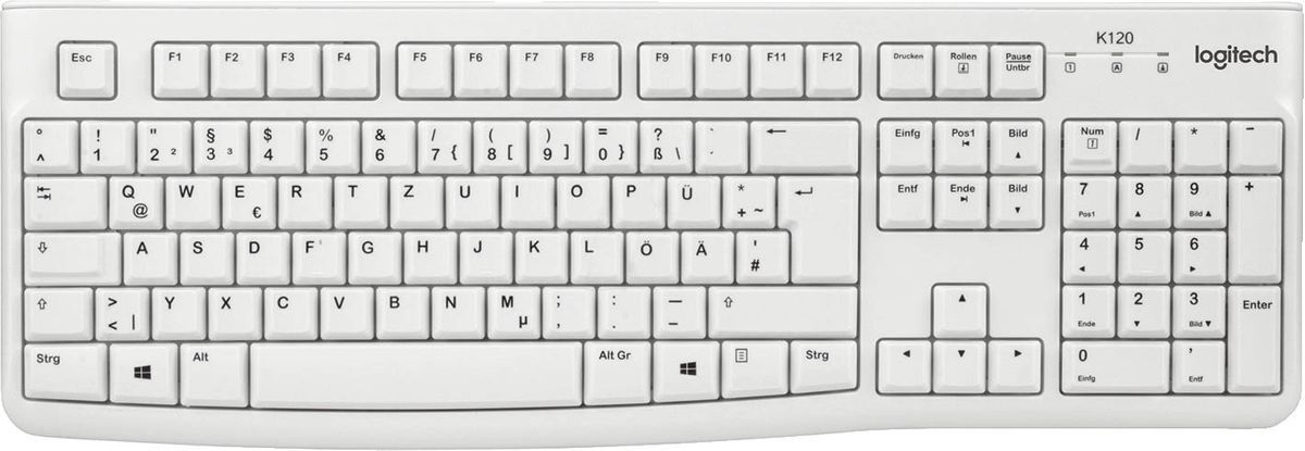 Keyboard K120 for Business – USB, weiß