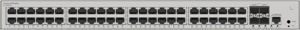 Hauptmerkmale Anschlüsse und Schnittstellen Anzahl der basisschaltenden RJ-45 Ethernet Ports 48 Basic Switching RJ-45 Ethernet Ports-Typ Gigabit Ethernet (10/100/1000) Anzahl installierten SFP Module 4 Konsolen-Port RJ-45 Netzwerk 10G-Unterstützung Ja Sicherheit DHCP-Funktionen DHCPv6 snooping Design Rack-Einbau Ja Formfaktor 1U Produktfarbe Grau Gehäusematerial Metall LED-Anzeigen Ja Internationale Schutzart (IP-Code) IP20 Leistungen Speicherkapazität 1 MB Flash-Speicher 2000 MB Energie Energiequelle AC Netzteil enthalten Ja AC Eingangsspannung 100 - 240 V AC Eingangsfrequenz 50/60 Hz Stromverbrauch (Standardbetrieb) 48