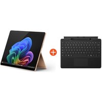 Microsoft Surface Pro (11. Edition) 13″ OLED 2in1 Dune Snapdragon® X Elite 16GB RAM 1TB SSD Win11 ZIB-00043 inkl. Black Keyboard Pen