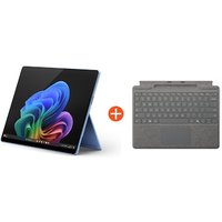 Microsoft Surface Pro (11. Edition) 13″ OLED 2in1 Saphir Snapdragon® X Elite 16GB RAM 1TB SSD Win11 ZIB-00037 inkl. Platin Keyboard SL