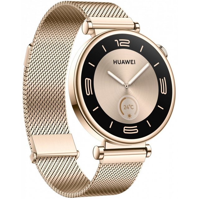 Huawei Watch GT 4 Milanese 41 mm – Smartwatch – light gold Smartwatch