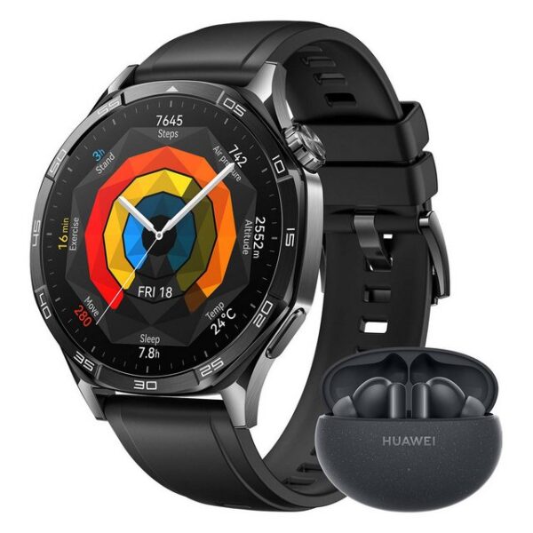 Erlebe die HUAWEI WATCH GT5 46mm – eine herausragende Smartwatch. Das hochauflösende 1