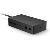 LeistungenBasisgerät Typ: TabletMarkenkompatibilität: MicrosoftProduktfarbe: SchwarzEigenschaft: Kabelsperre-SlotSlot-Typ Kabelsperre: KensingtonNetzwerkEigenschaft: Ethernet/LANEthernet LAN Datentransferraten: 10.100.1000 Mbit/sAnschlüsse und SchnittstellenAnzahl USB 2.0 Anschlüsse: 2USB Typ-C Anzahl Anschlüsse: 4Eigenschaft: AudioausgangEigenschaft: AudioanschlüsseAnzahl Ethernet-LAN-Anschlüsse (RJ-45): 1EnergieAC Eingangsspannung: 100 - 240 VGewicht und AbmessungenGewicht: 515 gLogistikdatenWarentarifnummer (HS): 84719000 - Tablets & Smartphones Tablet Zubehör  - Microsoft Surface Dock 2 mobile device dock station