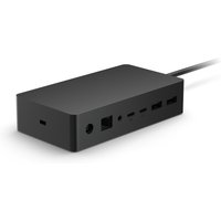 LeistungenBasisgerät Typ: TabletMarkenkompatibilität: MicrosoftProduktfarbe: SchwarzEigenschaft: Kabelsperre-SlotSlot-Typ Kabelsperre: KensingtonNetzwerkEigenschaft: Ethernet/LANEthernet LAN Datentransferraten: 1000 Mbit/sAnschlüsse und SchnittstellenDocking-Steckverbindertyp: Microsoft OberflächensteckerUSB 3.2 Gen 1 (3.1 Gen 1) Anzahl der Anschlüsse vom Typ A: 2USB Typ-C Anzahl Anschlüsse: 4Audioausgang: 3.5 mmAnzahl Ethernet-LAN-Anschlüsse (RJ-45): 1Gewicht und AbmessungenBreite: 130 mmTiefe: 70 mmHöhe: 30 mmGewicht: 515 gKabellänge: 0.8 mVerpackungsdatenAnzahl: 1LogistikdatenWarentarifnummer (HS): 84719000 - Tablets & Smartphones Tablet Zubehör  - Microsoft Surface Dock 2 mobile device dock station