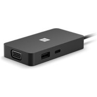 Anschlüsse und SchnittstellenUSB 3.2 Gen 1 (3.1 Gen 1) Anzahl der Anschlüsse vom Typ C: 1USB 3.2 Gen 2 (3.1 Gen 2) Anzahl der Anschlüsse vom Typ A: 1Anzahl HDMI-Anschlüsse: 1Anzahl VGA (D-Sub) Anschlüsse: 1NetzwerkEigenschaft: Ethernet/LANAnzahl Ethernet-LAN-Anschlüsse (RJ-45): 1LeistungenProduktfarbe: SchwarzHub-Schnittstellen: HDMI. RJ-45. USB 3.2 Gen 1 (3.1 Gen 1) Type-C. USB 3.2 Gen 2 (3.1 Gen 2) Type-A. VGAGewicht und AbmessungenGewicht: 99.2 gLogistikdatenWarentarifnummer (HS): 84719000 - Tablets & Smartphones Tablet Zubehör  - Microsoft 1E4-00002 laptop dock/port replicator