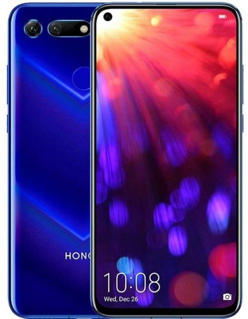 Huawei Honor View 20 Dual Sim PCT-L29 128GB Sapphire Blue Smartphone (16,26 cm/6,4 Zoll, 128 GB Speicherplatz, 48 MP Kamera, Aurora Nano-Design,Verschiedene KI Funktionen,Gesichtserkennung)