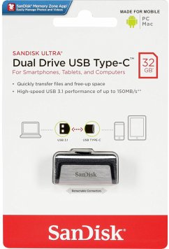 SanDisk Ultra Dual Drive 32GB Type-CTM USB SDDDC2-032G-G46