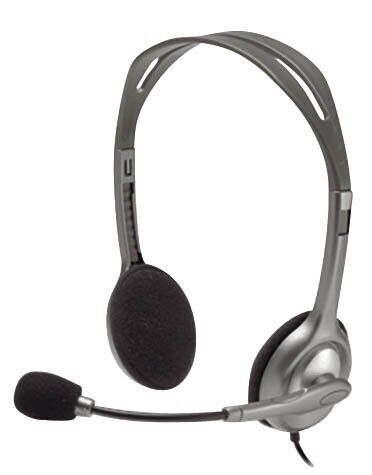 Headset H110 Stereo – silber