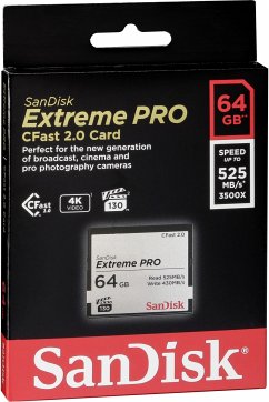 SanDisk CFAST 2.0 VPG130 64GB Extreme Pro SDCFSP-064G-G46D