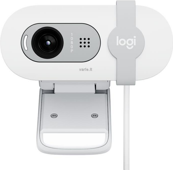 Logitech Brio 100 Full HD Webcam, Off-white (960-001617)