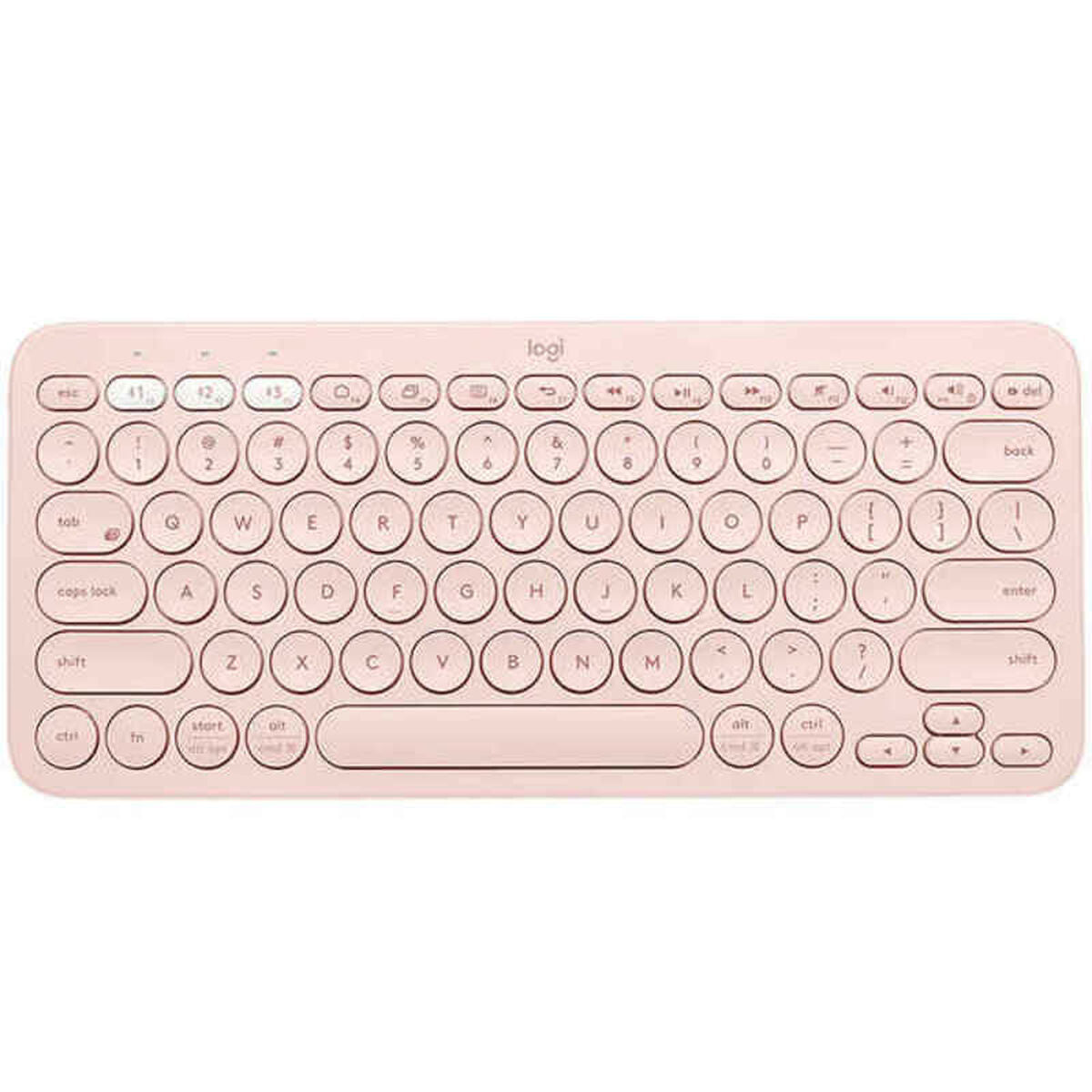 Drahtlose Tastatur Logitech K380 Rosa Qwerty Spanisch