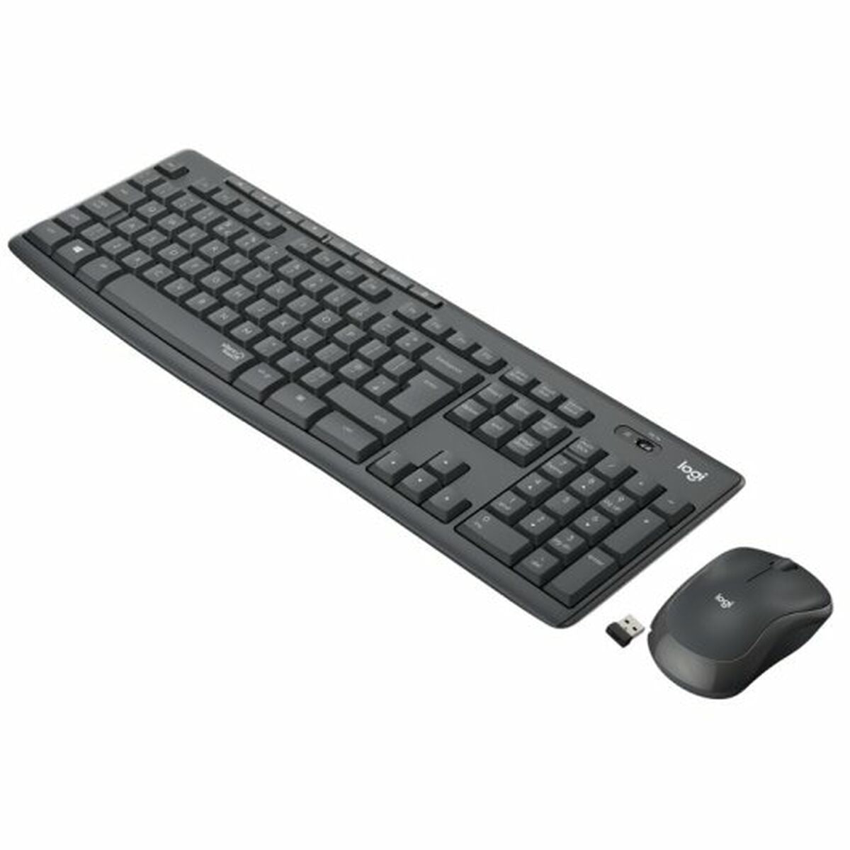 Tastatur Logitech Schwarz Qwerty Spanisch