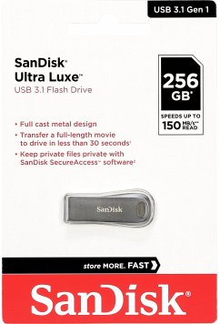 SanDisk Cruzer Ultra Luxe 256GB USB 3.1 150MB/s SDCZ74-256G-G46