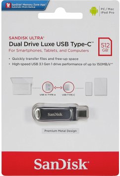 SanDisk Ultra Dual Drive Luxe 512GB USB Type-C SDDDC4-512G-G46