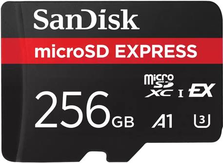 SanDisk Express – Flash-Speicherkarte – 256 GB – microSDXC UHS-I (SDSQXFN-256G-GN4NN)