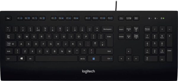 Merkmale:Das Logitech Keyboard K208e for Business ist die kostengünstige Tastatur für dauerhaftes Tippvergnügen. Dank der Tasten mit niedrigem Profil und nahezu geräuschlosem Anschlag