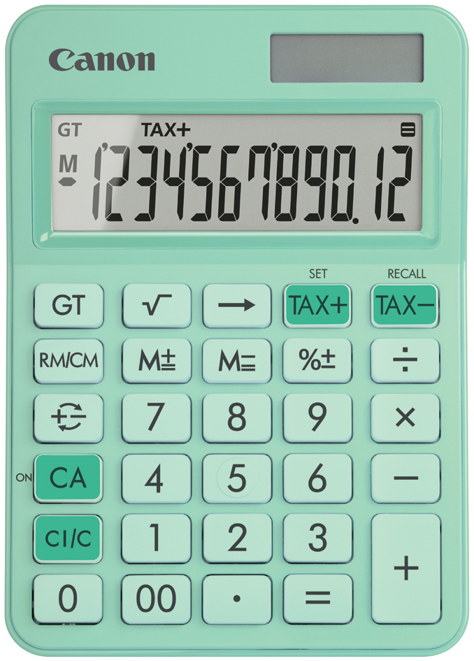 CANON Tischrechner LS-125KB-GR, pastell hellgrün