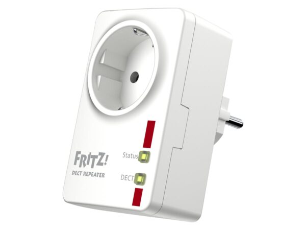 Mehr Reichweite für DECT-Verbindungen Der neue Fritz!Dect Repeater 100 vergrössert den Empfangs- und Sendebereich der DECT-Basis einer FRITZ!Box oder einer anderen DECT-Basisstation mit Repeater-Funktion (Gap). Damit wird schnurlose Telefonie (auch in HD-Qualität) über grössere Entfernungen realisierbar. In Kombination mit der FRITZ!Box lassen sich zudem zahlreiche Internet- und Komfortfunktionen an modernen DECT-Handgeräten wie dem FRITZ!Fon weiträumig nutzen. Sichere HD-Telefonie über lange Distanzen Der Fritz!Dect Repeater 100 vergrössert die Reichweite jeder DECT-Basisstation mit Repeater-Funktion (Gap). In Kombination mit einer FRITZ!Box-DECT-Basis und einem modernen DECT-Handgerät wie dem FRITZ!Fon eröffnet der Repeater jedoch neue Optionen im Heimnetz. Schnurlose Telefonate in kristallklarer HD-Qualität