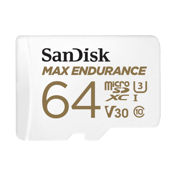 Kurzinfo: SanDisk Max Endurance - Flash-Speicherkarte (microSDXC-an-SD-Adapter inbegriffen) - 64 GB - Video Class V30 / UHS-I U3 / Class10 - microSDXC UHS-I Gruppe Flash-Speicher Hersteller SanDisk Hersteller Art. Nr. SDSQQVR-064G-GN6IA Modell Max Endurance EAN/UPC 0619659178505 Produktbeschreibung: SanDisk Max Endurance - Flash-Speicherkarte - 64 GB - microSDXC UHS-I Produkttyp Flash-Speicherkarte Formfaktor microSDXC UHS-I Speicherkarte Speicherkapazität 64 GB Geschwindigkeit Video Class V30 / UHS-I U3 / Class10 Lokalisierung Australien