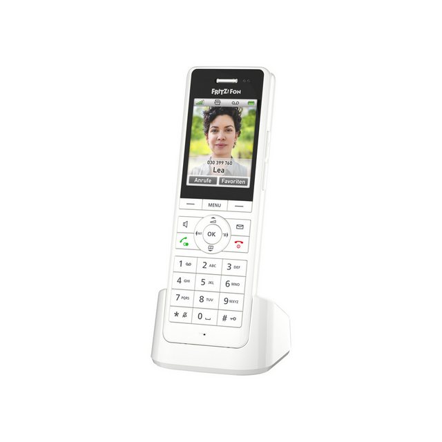 AVM AVM Dect-Telefon FRITZ!Fon X6 weiß Schnurloses DECT-Telefon