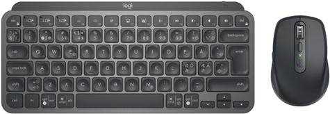 LOGITECH MX KEYS MINI COMBO FOR BUSINESS – GRAPHITE – PAN – NORDIC (920-011059)