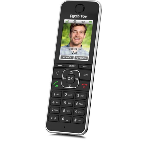 AVM FRITZ!Fon C6 schnurloses IP-Telefon schwarz. Schnurloses DECT-Telefon (DECT) – Bild 2