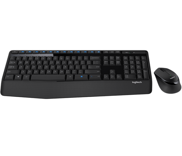 Kurzinfo: Logitech Wireless Combo MK345 - Tastatur-und-Maus-Set - kabellos - 2.4 GHz - Französisch - Schwarz