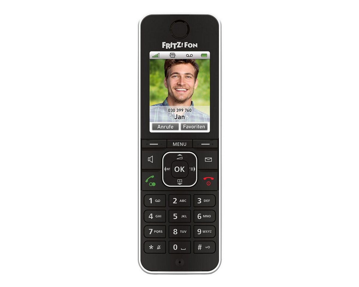 AVM FRITZ!Fon C6 Schnurloses DECT-Telefon (für Telefonie und Smart Home)