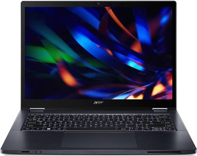 Acer TravelMate TMP414RN-53-TCO-76AS Hybrid (2-in-1) 35,6 cm (14) Touchscreen WUXGA Intel® Core i7 i7-1355U 16 GB DDR4-SDRAM 512 GB SSD Wi-Fi 6E (802.11ax) Windows 11 Pro Blau (NX.B3ZEG.002)