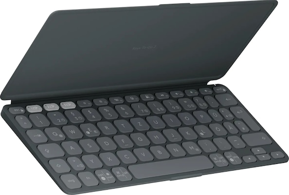 Logitech KEYS-TO-GO 2 Tastatur, Grafit