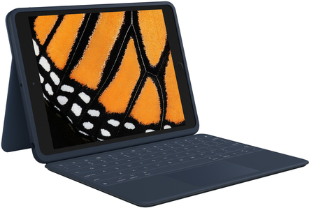 Logitech Rugged Combo 3 Touch for Education – Tastatur und Foliohülle – mit Trackpad – Apple Smart connector – QWERTY – Pan-Nordic – für Bildungseinrichtungen – für Apple 10.2  iPad (7. Generation, 8. Generation, 9. Generation)