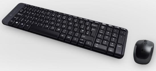 Logitech Wireless Combo MK220 – Tastatur-und-Maus-Set – kabellos – 2.4 GHz – Spanisch (920-003159)