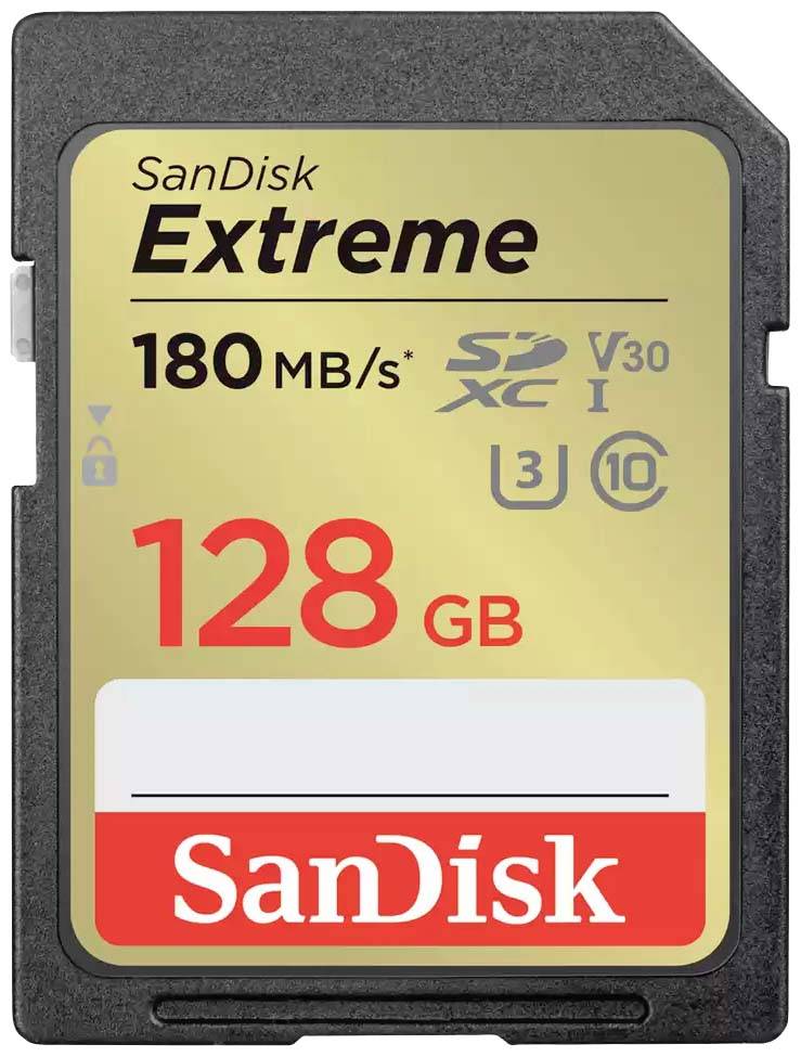 - Multimedia-Technik SD Karten  - SD Extreme UHS-I Card 128GB SanDisk SDXC