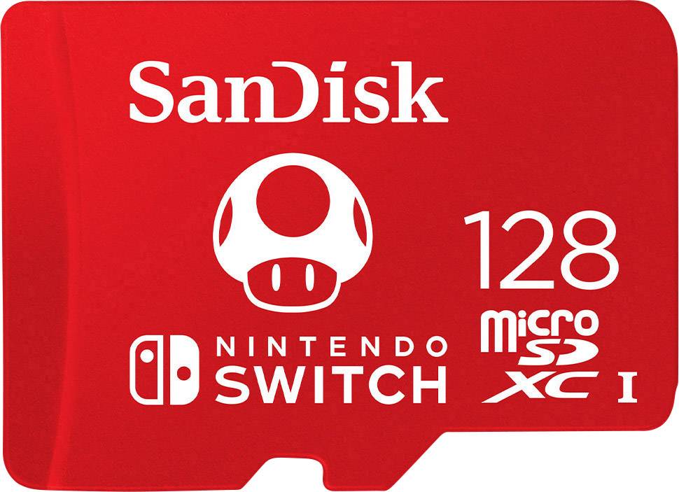 SD MicroSD Card 128GB SanDisk Nintendo Switch