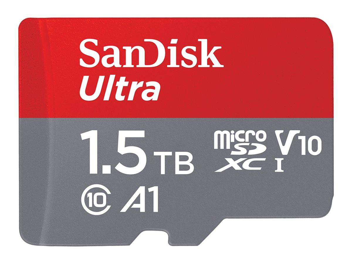 SD MicroSD Card   1,5TB SanDisk Ultra Class 10 inkl. Adapter extern retail