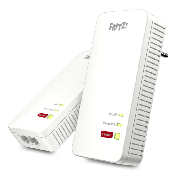 AVM FRITZ!Powerline 1240 AX WLAN Set 2x Adapter (1240 AX + 1210), bis zu 1.200 MBit/s, WLAN AX bis zu 600 MBit/s, 2x Gigabit LAN – Bild 2