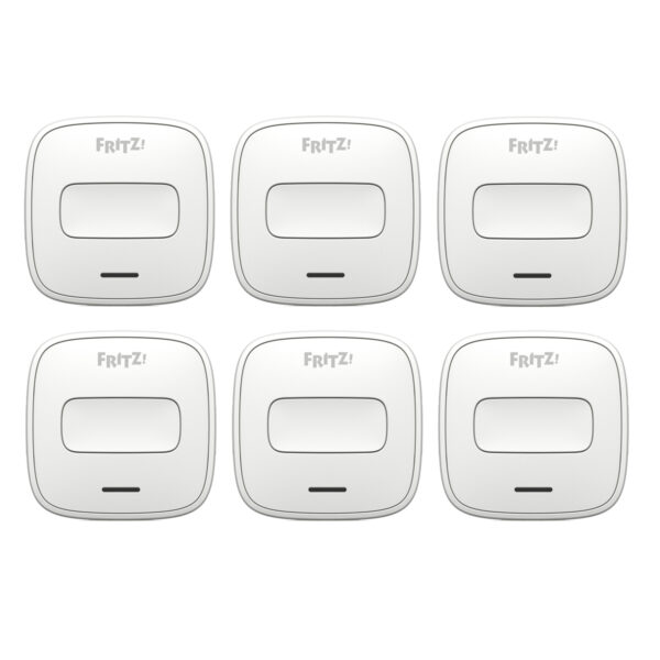 6er Pack AVM FRITZ!DECT 400 [komfortabler Taster für Smart-Home-Bedienung] – Bild 2