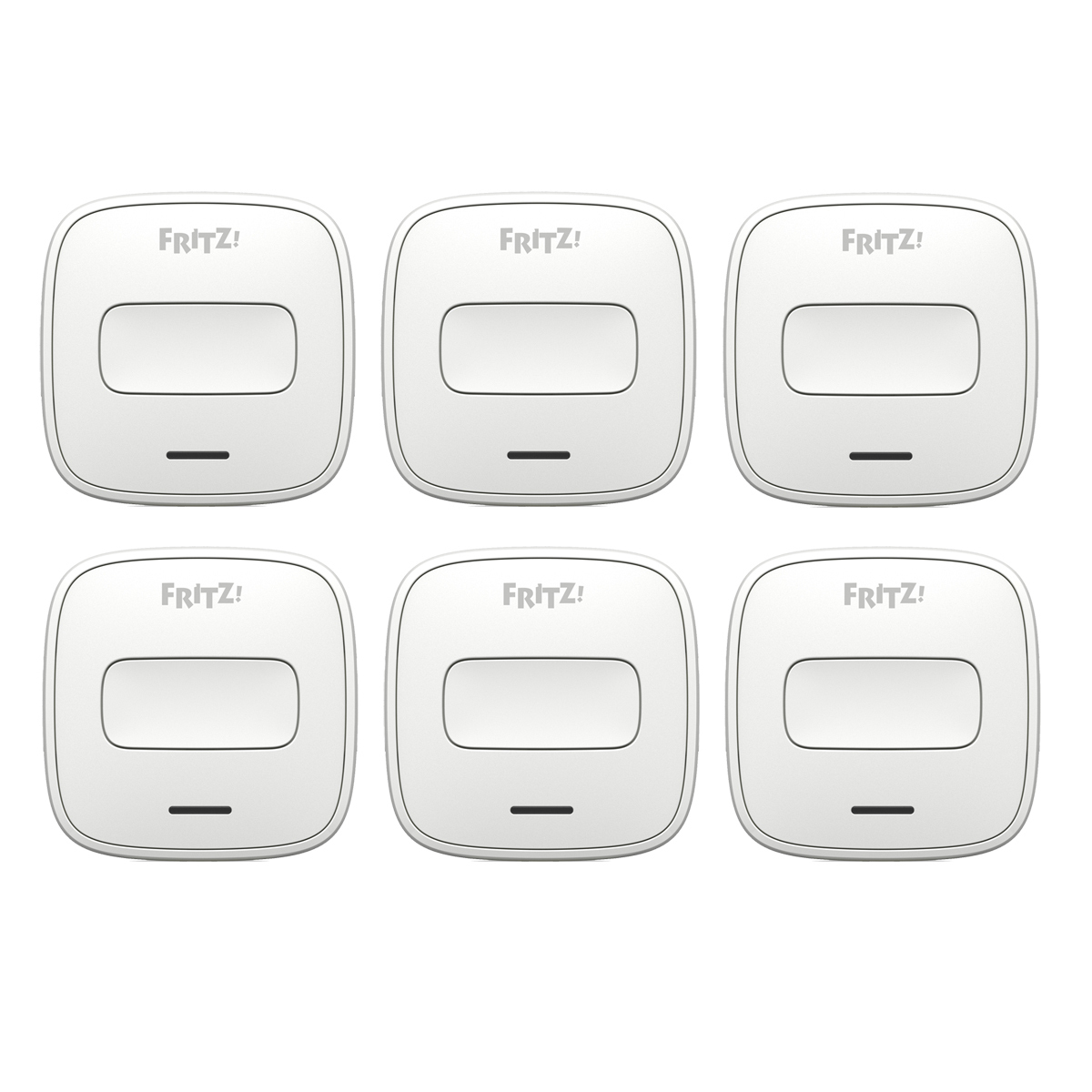 6er Pack AVM FRITZ!DECT 400 [komfortabler Taster für Smart-Home-Bedienung]