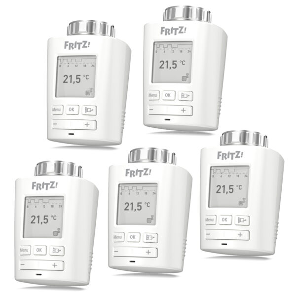 5er Pack AVM FRITZ!DECT 301 [Intelligenter Heizkörperregler] – Bild 2