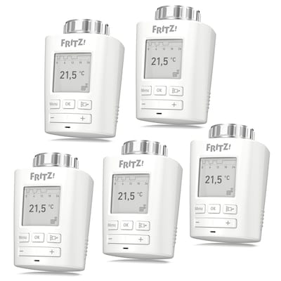 5er Pack AVM FRITZ!DECT 301 [Intelligenter Heizkörperregler]