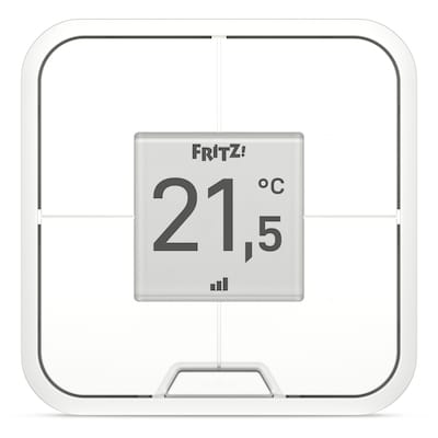 AVM FRITZ!DECT 440 [Smart Home Fernbedienung, Temperaturgeber für Heizungsregler]