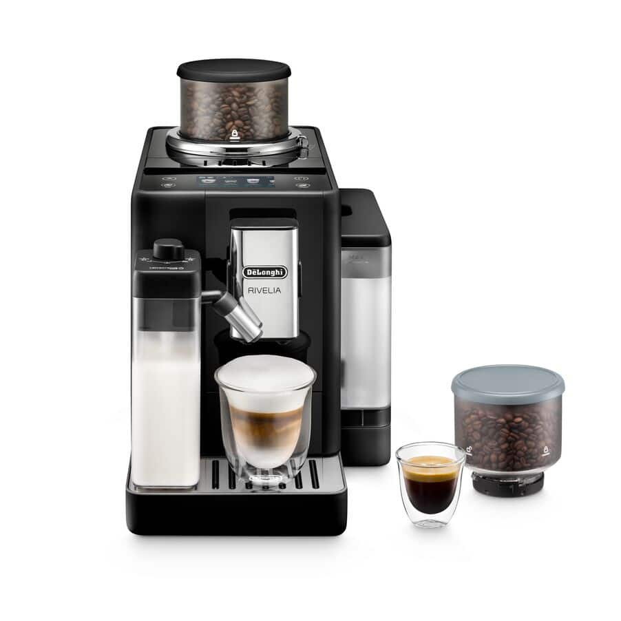 De’Longhi Rivelia Milk in Onyx Black EXAM440.55.B | Schwarz