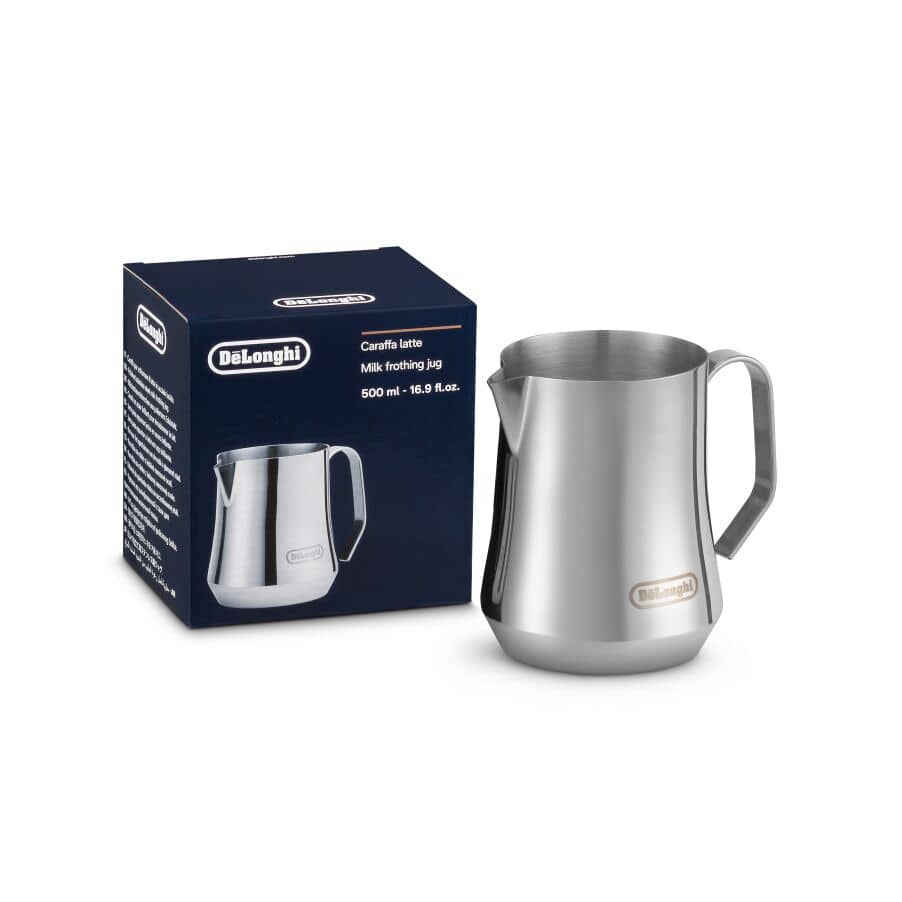 De’Longhi Milchaufschäumkännchen (500 ml) DLSC069 | EdelstahlSilber