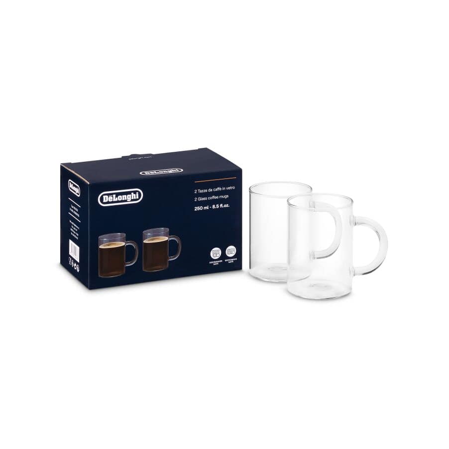 De’Longhi Hohe Kaffeegläser 250 ml 2erSet DLSC320