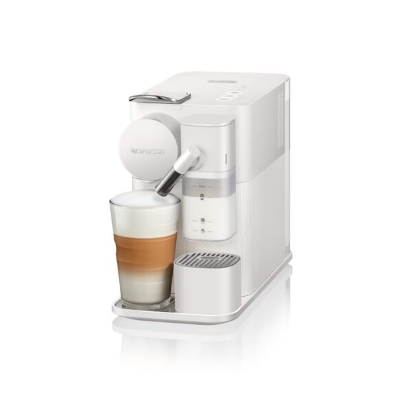 • DeLonghi EN 510.W Lattissima One Evo • Kompaktes und elegantes Design • Leistungsstarke 19bar Pumpe • Für Nespresso-Kapseln • 18 Sekunden Aufheizzeit (Kaffee