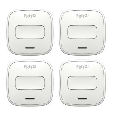 4er Pack AVM FRITZ!DECT 400 [komfortabler Taster für Smart-Home-Bedienung]