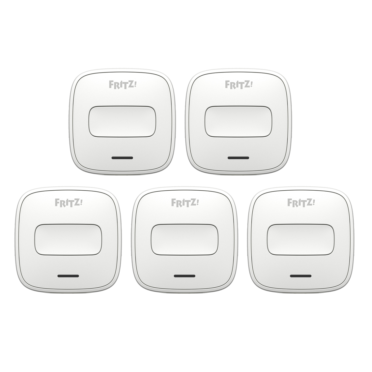 5er Pack AVM FRITZ!DECT 400 [komfortabler Taster für Smart-Home-Bedienung]