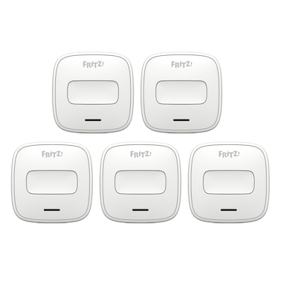 5er Pack AVM FRITZ!DECT 400 [komfortabler Taster für Smart-Home-Bedienung]