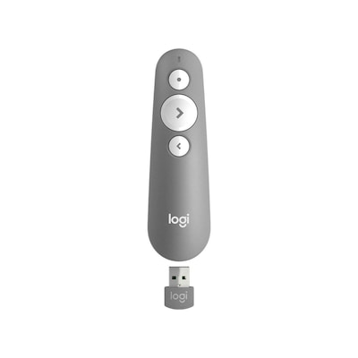 Logitech Presenter R500s, Bluetooth, 20m Reichweite, Roter Laser, USB-Empfänger