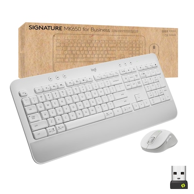 Tastatur in Standardgröße / Integrierter Handballenauflage / Maus in geschwungener Form / Smartwheel Technologie